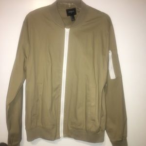 Forever 21 Beige bomber jacket✨